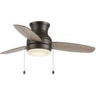 Home Ashby Park 44-inch Matte Black Ceiling Fan 