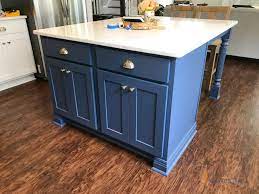 Benjamin moore hudson bay 1680. Kitchen Island And Bathroom Vanity Painted Hudson Bay Blue In Wake Forest Nc