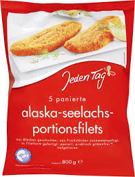 Smoked and cured salmon substitute made from pollock. Jeden Tag Alaska Seelachsfilet Paniert Online Kaufen Bei Combi De