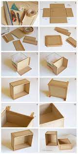 Cardboard box basket and more great ideas to make bins, baskets and boxes for less than five dollars. Image Gallery Page 556124253983637030 Artofit Diy Geschenkbox Kiste Basteln Karton Basteln