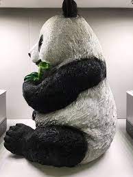 Panda Garden Ornament Large Black White Resin Lawn Statue Sit Pandas In 2021 Garden Ornaments Interior Promotion Promotion Display