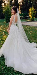 Shopping for a wedding dress on a budget? 30 Beautiful Wedding Dresses By Top Usa Designers Wedding Dresses Beautiful Wedding Dress Lace A Line Wedding Dress