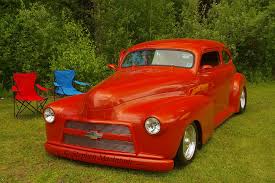 All classic v8 engines had performance potential, but early chevy v8s had more performance potential right out of the box. Vibrant Old Chevy Seen At A Small Town Car Show Stephen Macintosh Flickr