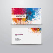 Everyone's expecting the rectangle, but you can do interesting things with printers these days. 5 Excellent Free Vector Business Card Templates Creative Beacon Business Card Graphic Graphic Design Business Card Artist Business Cards