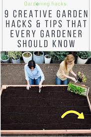9 Creative Garden Hacks Tips That Every Gardener Should Know Gardening For Beginners Gardening Tips Home Vegetable Garden