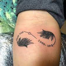 Amazing angel wings memorial tattoo for mom. Top 91 Best Angel Wings Tattoo Ideas 2021 Inspiration Guide