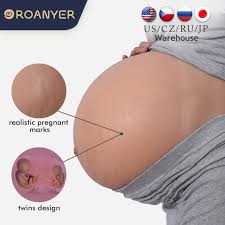 Costume Accessories Silicone Fake Twins Pregnant Suit Realistic Crossdress  Shemale Belly Pregnancy 10 Month Artifical Skin Fetish from Dhgate Costume  Accessories - price 654.83