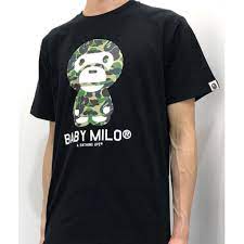 We've got bape tops starting at $57 and plenty of other tops. Moelleux Illustrer Essayer Baby Milo Bape Shirt Alphabet Pistolet Pasteur