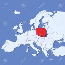 La capital y ciudad más importante es varsovia. 3d Mapa De Europa Con Indicacion Polonia Fotos Retratos Imagenes Y Fotografia De Archivo Libres De Derecho Image 36639765