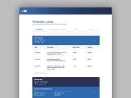 Dashboard For Citi Online Banking Online Banking Banking Online