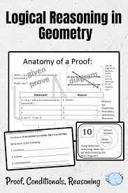 High School Geometry Two Column Proofs And Reasoning In 2020 Secondary Math Have Fun Teaching Secondary Classroom