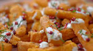 Nadiya Hussain Chunky Halloumi Chips Recipe On Nadiya S Party Feasts The Talent Zone