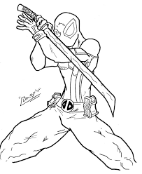 For boys and girls, kids and adults, teenagers and toddlers, preschoolers and older kids at school. Free Printable Deadpool Coloring Pages For Kids