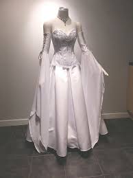 Elven Wedding Dress Corset Dress Steel Boned Corset Elven Elven Wedding Dress Elven Dress Medieval Wedding Dress