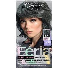 L Oreal Paris Feria Multi Faceted Shimmering Permanent Hair Color 617 Vintage Teal 1 Kit Walmart Com In 2021 Teal Hair Color Feria Hair Color Permanent Hair Color