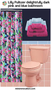 13 Ideas To Decorate A Pink And Blue Tile Bathroom Blue Bathroom Tile Retro Pink Bathroom Pink Bathroom