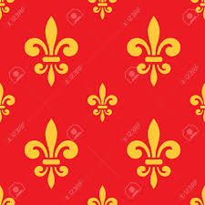 Seamless Pattern With Gold Fleur De Lis On Red Background Graphics Design For Wallpaper Wrapping Tiles Fabric Apparel Print Production Fleur De Lis Royal Fundo Vermelho Design Grafico Vetores Purple, green, and gold all of the beads are authentic mardi gras beads from some of our. seamless pattern with gold fleur de lis