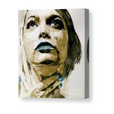 Dali and his cat Canvas Print