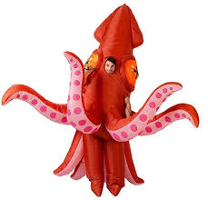 The longest squid ever found was a giant squid. Inflatable Giant Squid Costume With Articulating Arms