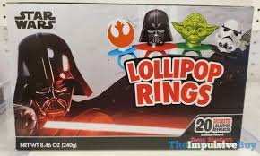 Star Wars Lollipop Rings Cheer Party People Having Fun Star Lollipops