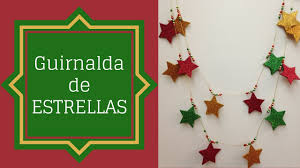 Guirnalda De Estrellas Para Navidad Youtube