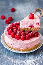 Before heating the oven, place a baking pan. No Bake Raspberry Cheesecake Recipe Happy Foods Tube