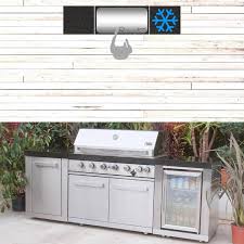 mont alpi outdoor kitchen bbq 3pc