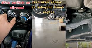Apr 25, 2016 · teori dan praktikal seimbang. Video Air Keluar Di Bahagian Bawah Enjin Kereta Bila Buka Aircond Jangan Risau Mekanik Ini Jelaskan Sebabnya