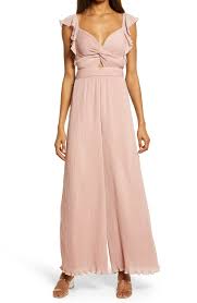 Shop billabong juniors' shake it again printed jumpsuit online at macys.com. Women S Floret Studios Plisse Pleated Wide Leg Jumpsuit Editorialist