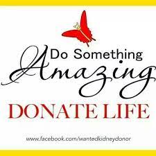 Do Something Amazing Donate Life Donate Life Kidney Donor Organ Donation Awareness