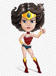 Wonder woman has been around for many, many years and remains to this day one of the best comic book characters. Cute Cartoon Girl Superhero Vector Character Aka Lady Wonder Woman Thumbs Up Hd Png Download 691x1060 3905397 Pngfind