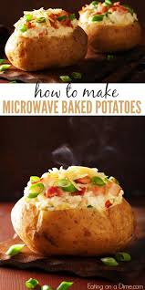 And the versatile device can do more than just heat your leftovers. Einfache Herstellung Von Ofenkartoffeln Fur Die Mikrowelle Baked Potato Microwave Best Baked Potato Baked Potato Recipes