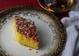 Revani Griechischer Griesskuchen Mit Orange Dailyvegan Rezept Griesskuchen Veganer Kuchen Kuchen