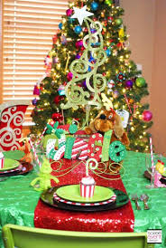 To make christmas tree veggie platter Setup A Grinch Christmas Kid S Table For Christmas Dinner Manhattan Toy