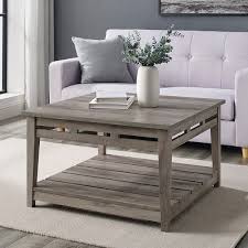 The ideal blend of rustic meets modern, it's the neutral of coffee tables that will never go out of style. The Gray Barn 30 Inch Square Farmhouse Coffee Table Overstock 32759807