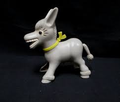 Vintage Kohler Donkey Tail Spins Western Germany Hard Plastic Wind Up Toy Works Vintage Wind Up Toys Western Germany