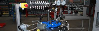 Test Sur Banc D Essais Moteur Pompe Verin Hydraulique