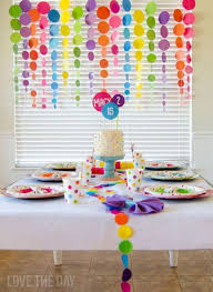 Bloglovin Birthday Party Design Polka Dot Birthday Party Rainbow Birthday Party