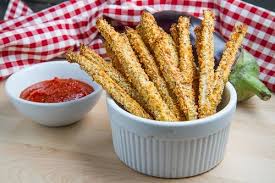 Crispy Baked Eggplant Fries With Marinara Dipping Sauce Aka Eggplant Parmesan Fries Recipe Eggplant Fries Baked Eggplant Recipes