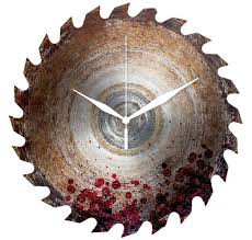 Wanduhr Blutiges Sageblatt Xl Uhrideen Wanduhr Wanduhren
