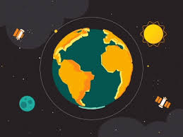 Earth satellite sputnik icon cartoon style vector image. Earth By Animates Studio On Dribbble