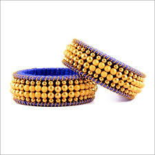 Gold Thushi Bangle Chandukaka Saraf Sons Pvt Ltd Sr No 32 1 B 5 Gunawad Road Baramati Pune India Bangles Gold Bangles Jewelry