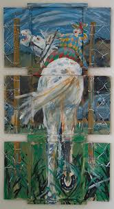 Pintura plegable, concepto relativo de libertad con seis superficies mitad  monocromáticas - M. FORSCHNER