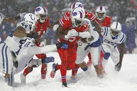 Buffalo bills fans have seen plenty of snow over the years, and come prepared for the conditions. Bills Frolic In The Snow After 13 7 Ot Win Against Colts