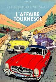 Die Tournesol Affare Tintin Comic Illustration Car Drawings
