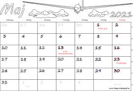 Hämta kalender med helgdagar 2021 för att skriva ut. Almanacka Maj 2021 Skriva Ut Gratis Utskrivbara Pdf