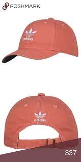 Coral Salmon Peach Adidas Strapback Hat Peach Adidas Strapback Hats Pink Adidas