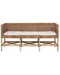 Khara bench natural inspired by the classic garden bench designed by 19th century british architect sir edwin wicker/rattan weave garden furniture. 26 Rattan Benches Ideas Rattan Rattan Bench Furniture