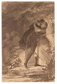 Goethe Faust Faust Und Margarete Vor Dem Gartenhaus Illustration Von August Von Kreling Nordwestdeutscher Kunstverlag Goslar Lion Sculpture Art Painting