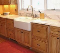 bumped out farm sink